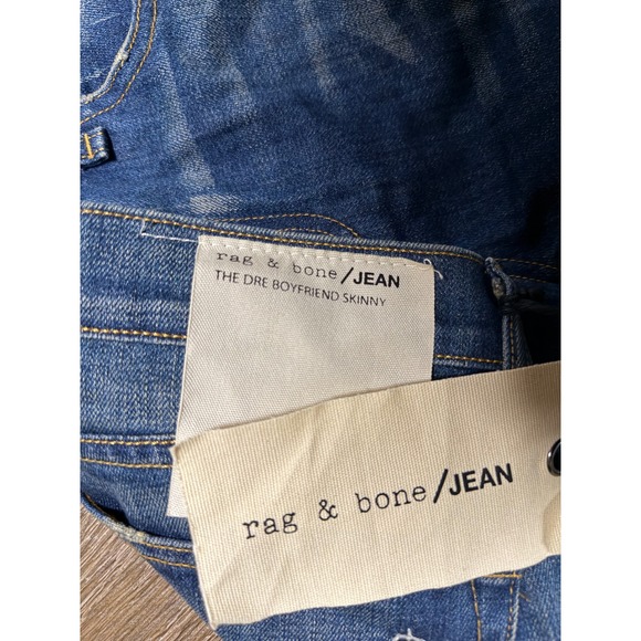 NWT rag & bone The Dre Boyfriend Skinny Jeans‎ Women's 29 — Made in USA - Picture 7 of 9
